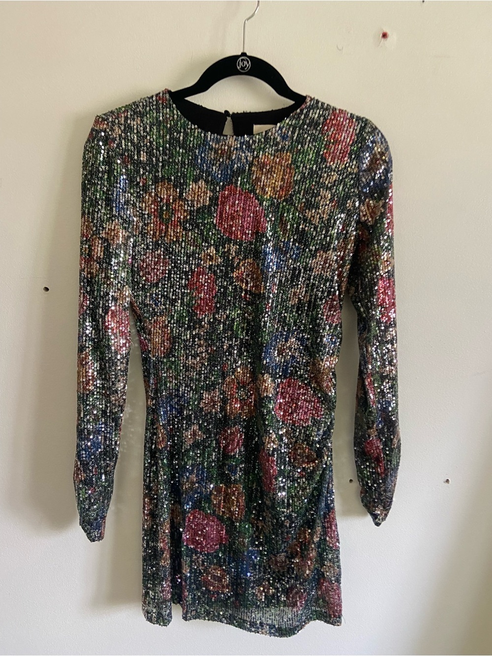 Sezane Nawel Mini Dress Sequin Sparkly Colorful Occasion Women's Size 4 - Picture 2 of 9